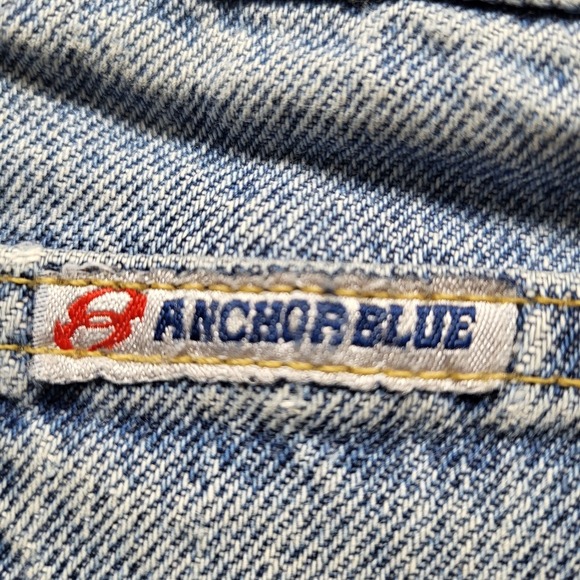 VINTAGE Anchor Blue Men Jeans 34X30 Light Denim Big Baggy Skater Grunge Y2K - Picture 14 of 16